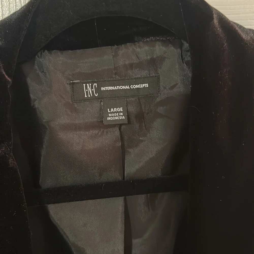 INC Velvet Blazer - Picture 3 of 8